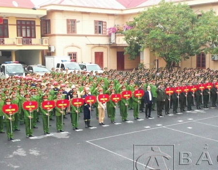 Đại tá Hà Văn Tuyên kết luận kiểm tra tại UBND huyện Ba Bể