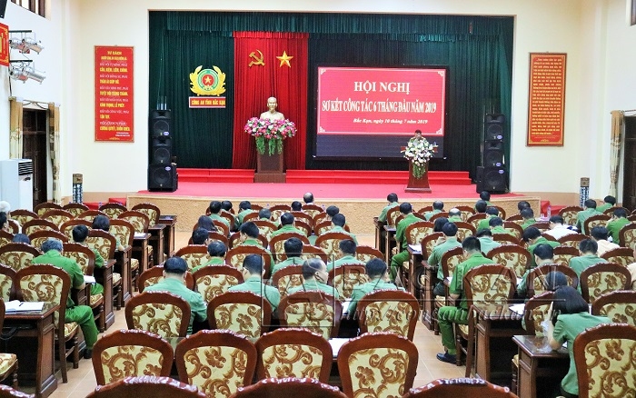 Công an tỉnh Bắc Kạn tổ chức Hội nghị sơ kết công tác 6 tháng đầu năm 2019
