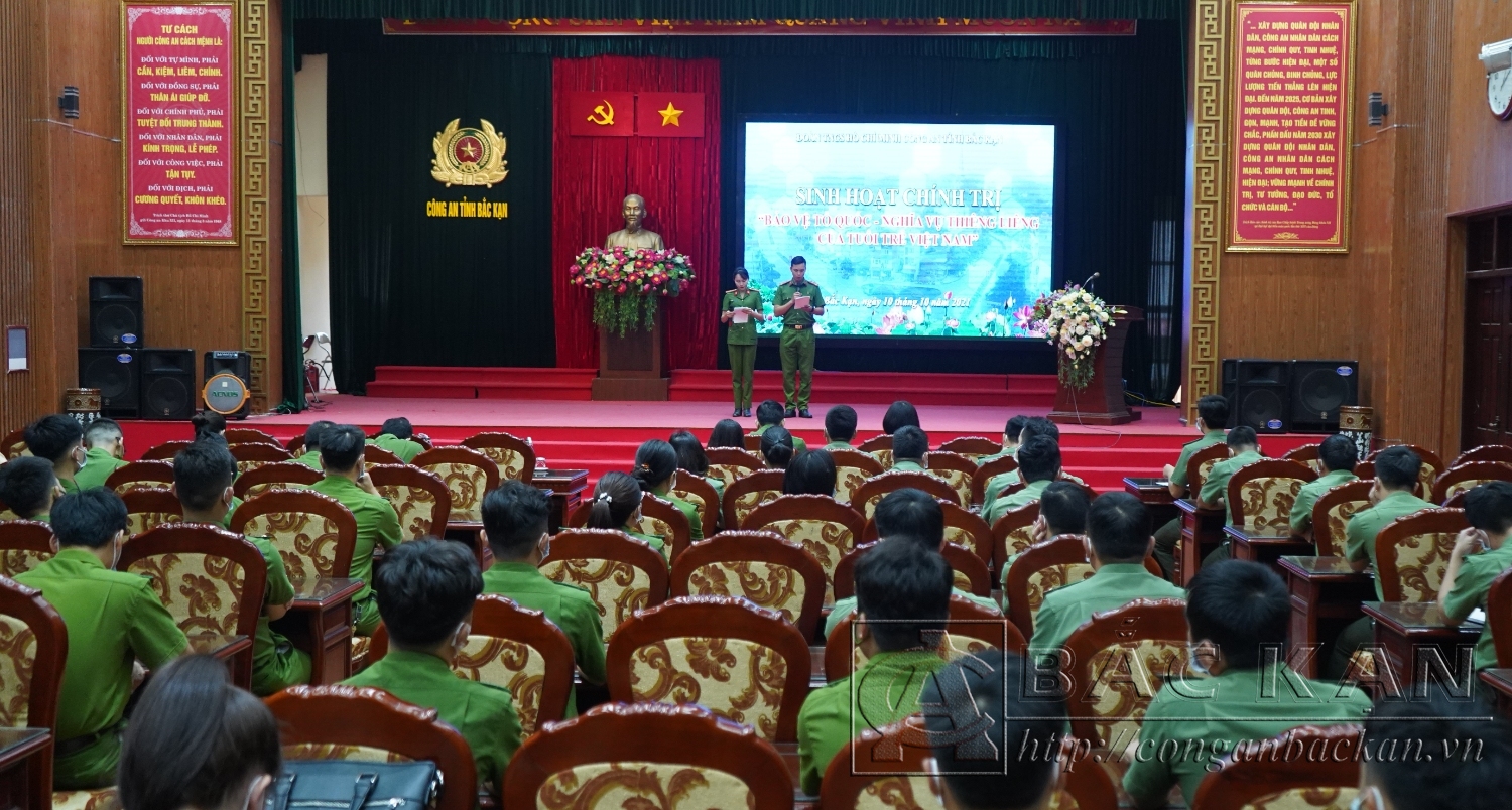 Sinh hoạt chính trị “Bảo vệ Tổ quốc – Nghĩa vụ thiêng liêng của tuổi trẻ Việt Nam”