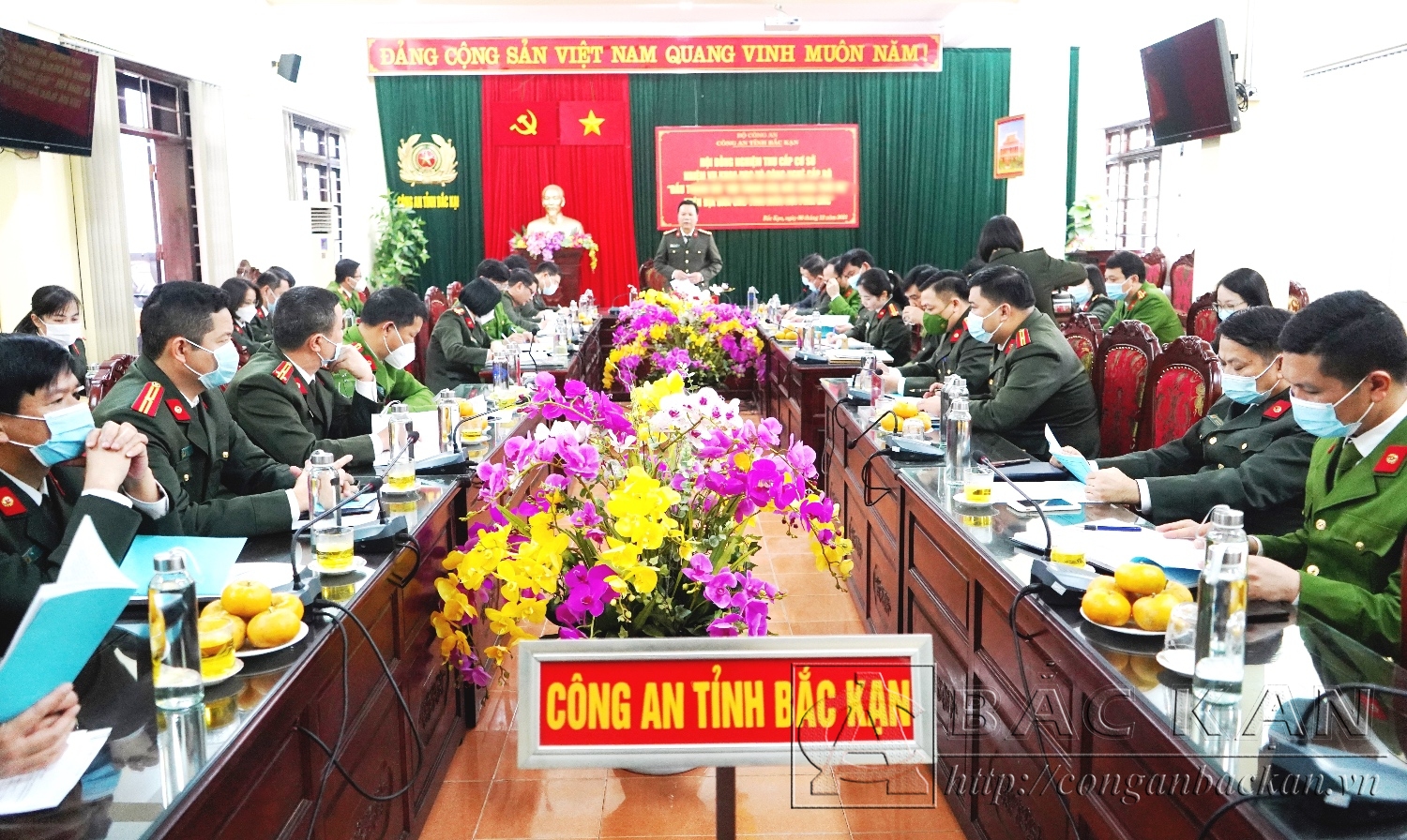  Hội đồng khoa học và công nghệ Công an tỉnh nghiệm thu cấp cơ sở đề tài khoa học cấp Bộ do Đại tá Nguyễn Thanh Tuân chủ nhiệm