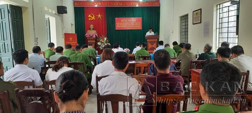 Hội nghị sơ kết mô hình tại xã Vi Hương