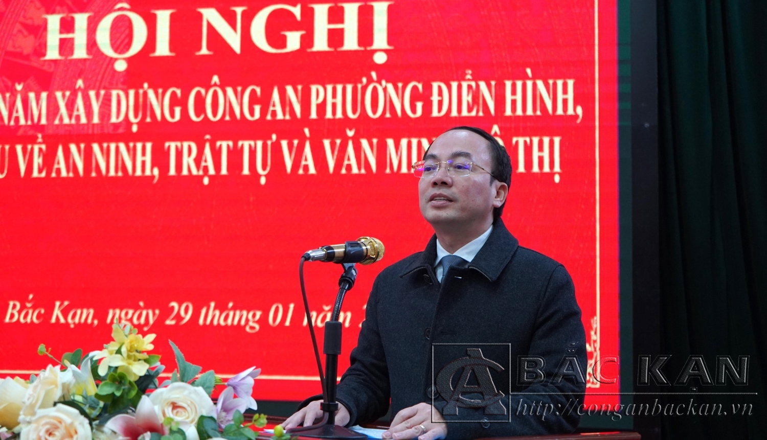 Đồng chí Nguyễn Đăng Bình – Phó bí thư Tỉnh uỷ, Chủ tịch UBND tỉnh phát biểu chỉ đạo