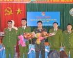 BCH Đoàn TNCS Hồ Chí Minh công an huyện Bạch Thông nhiệm kỳ 2017 - 2022 ra mắt Đại hội