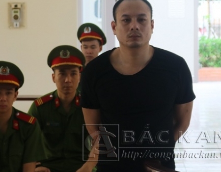 Nguyễn Huy Hoàng tại phiên tòa