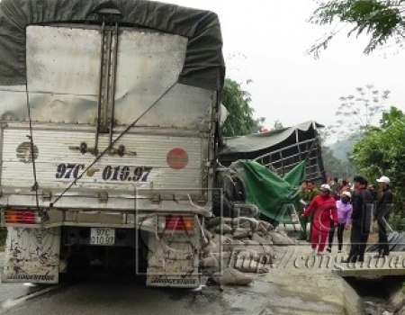 Vụ tai nạn xảy ra tại đoạn đường thẳng, không bị che khuất tầm nhìn.