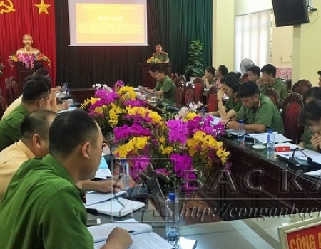 Đoàn thanh niên Công an tỉnh sơ kết công tác Đoàn và Phong trào thanh niên năm 2019