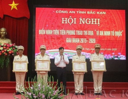 Đ/c Đinh Quang Tuyên - Phó Chủ tịch UBND tỉnh trao Bằng khen của Thủ tướng Chính phủ cho 2 tập thể, 2 cá nhân.
