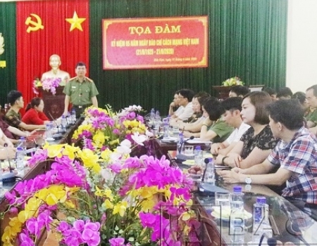 Công an tỉnh tổ chức Tọa đàm kỷ niệm 95 năm Ngày Báo chí Cách mạng Việt Nam