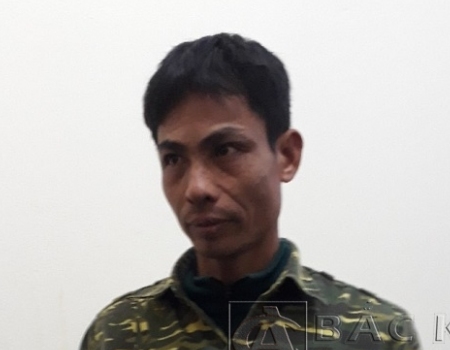 Đối tượng Tạ Văn Bình bị Công an huyện Ba Bể bắt giữ về hành vi tàng trữ trái phép chất ma túy