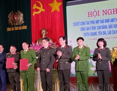 Lễ ký kết, bàn giao đơn vị thường trực Cụm năm 2020 tổ chức tại tỉnh Cao Bằng