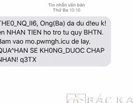 Người dân không nên truy cập vào các đường link trong tin nhắn tránh lộ lọt thông tin cá nhân, bị các đối tượng yêu cầu truy cập tài khoản để chiếm đoạt tiền