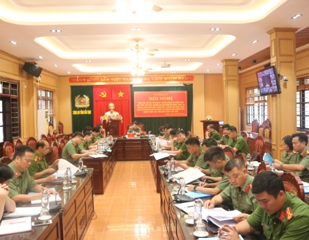 Hội nghị tập huấn công tác bảo vệ bí mật nhà nước trong lực lượng Công an tỉnh năm 2023