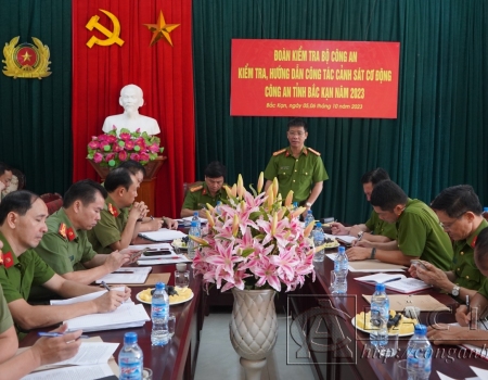 Đại tá Phạm Hữu Thinh- Phó Tư lệnh phát biểu ý kiến