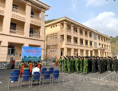 Sinh hoạt chính trị “Tháng ba biên giới — biên cương Tổ quốc tôi” tại Đồn Biên phòng Ngọc Chung