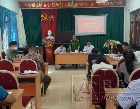 Công an huyện Bạch Thông tổ chức đối thoại với nhân dân
