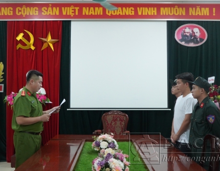 Cơ quan Công an thi hành lệnh bắt đối với Hoàng Thị Thương