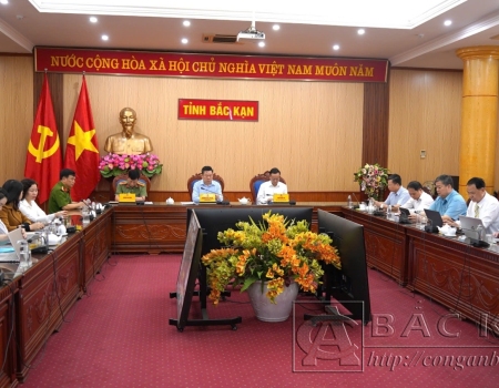Đ/c Thiếu tá Tạ Đức Lâm - Phó Trưởng phòng Tham mưu, Công an tỉnh thông tin về tình hình ANTT trên địa bàn tỉnh và tuyên truyền về Luật lực lượng tham gia bảo vệ ANTT ở cơ sở…