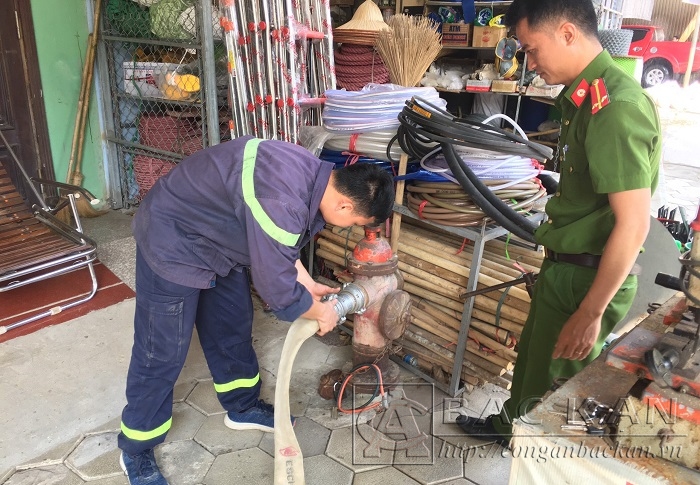 Trụ nước chữa cháy này tại tổ 13, phường Đức Xuân khi kiểm tra không có khả năng cung cấp nước chữa cháy