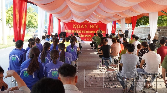 Ngày hội Toàn dân bảo vệ ANTQ tại Khu Công an nghiệp Thanh Bình