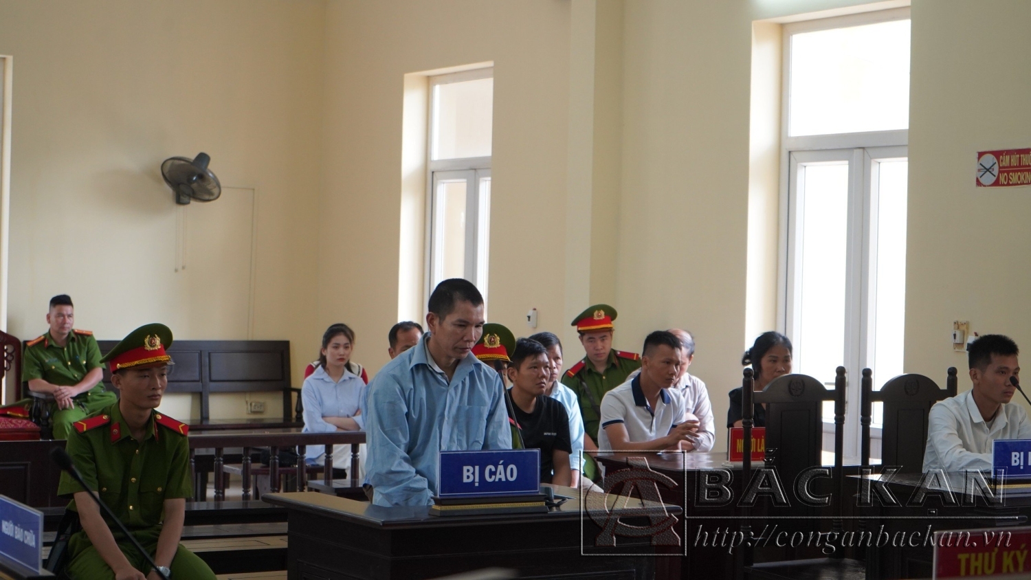 Bị cáo Ma Thế Hồ tại phiên tòa