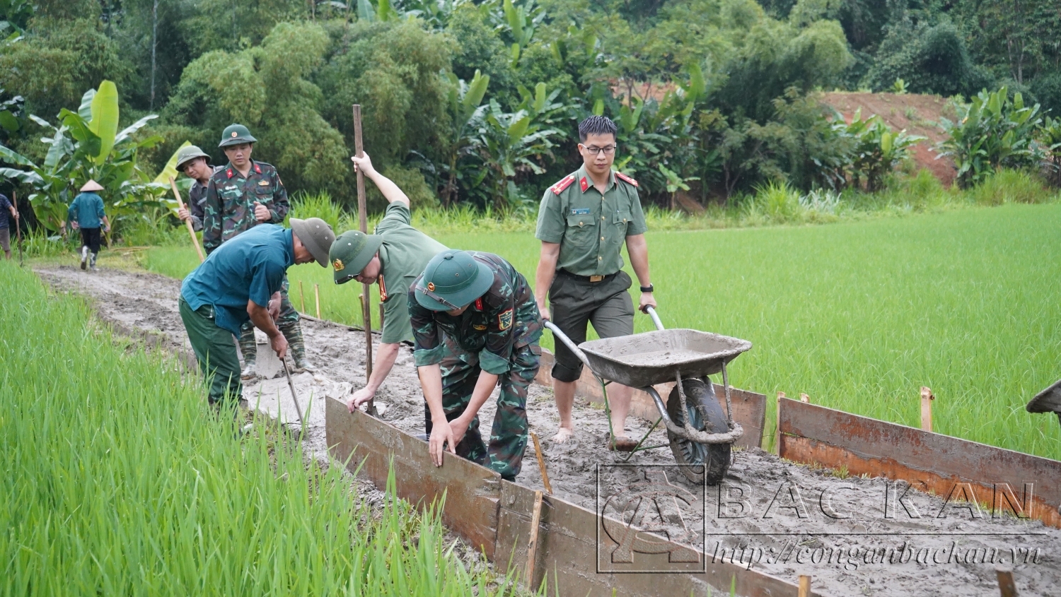 Hướng về cơ sở đã thắp lên ngọn lửa thắm tình quân dân