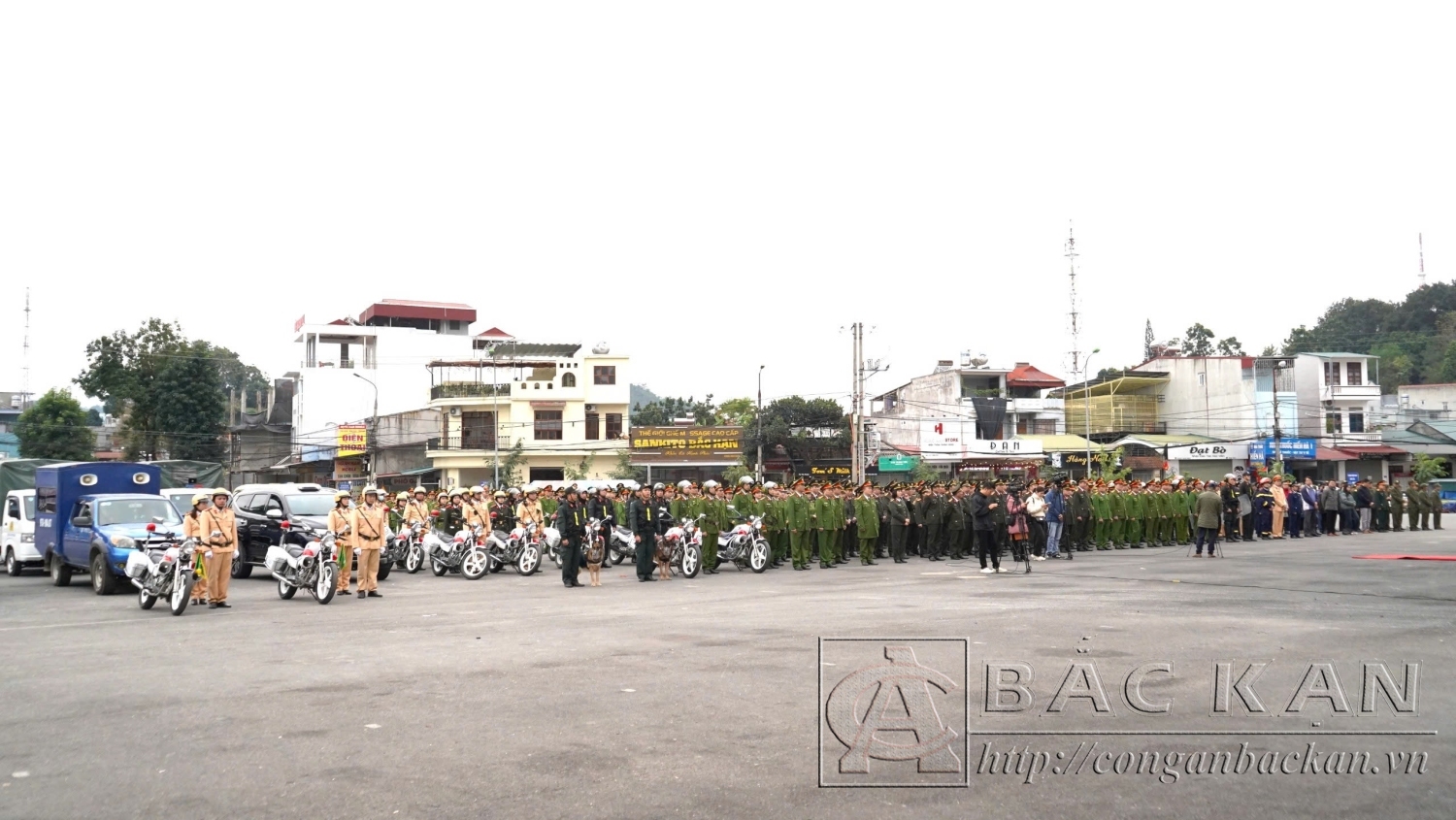 5 Các lực lượng tham gia Lễ ra quân