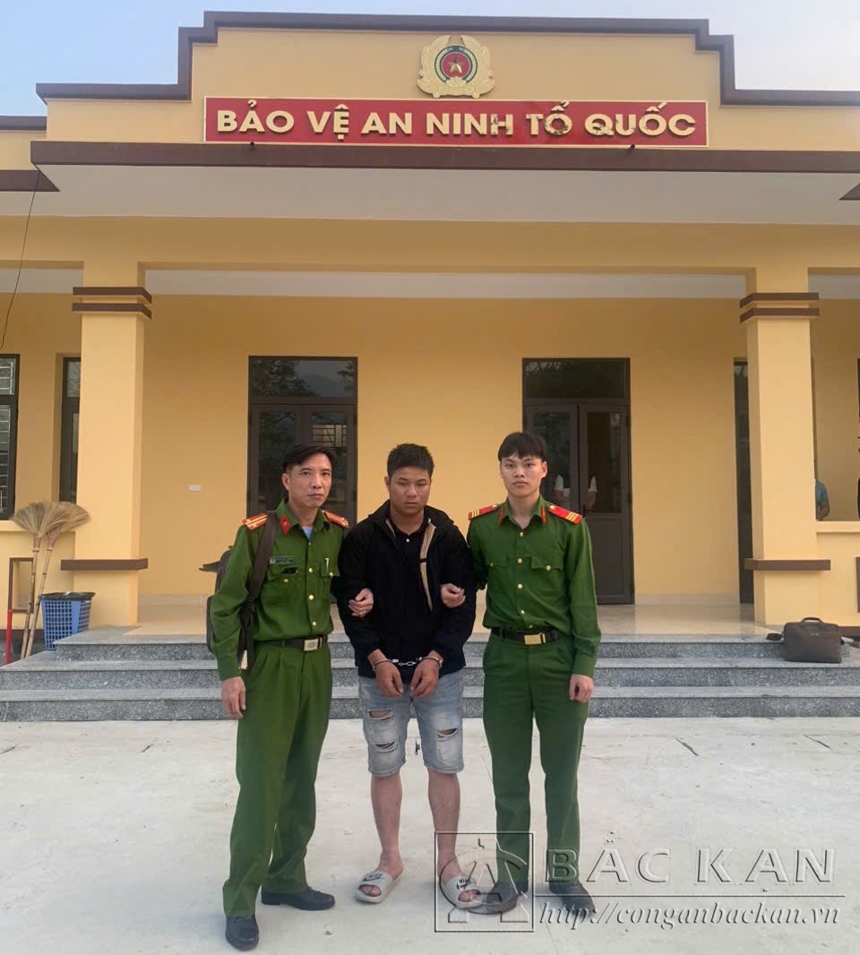 Ngay trong ngày đối tượng Tình được đưa về Hà Giang phục vụ công tác điều tra