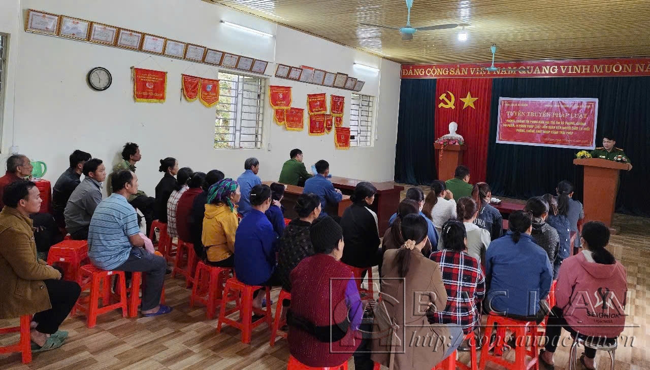 Tuyên truyền pháp luật tại thôn Bắc Sơn, xã Vũ Muộn